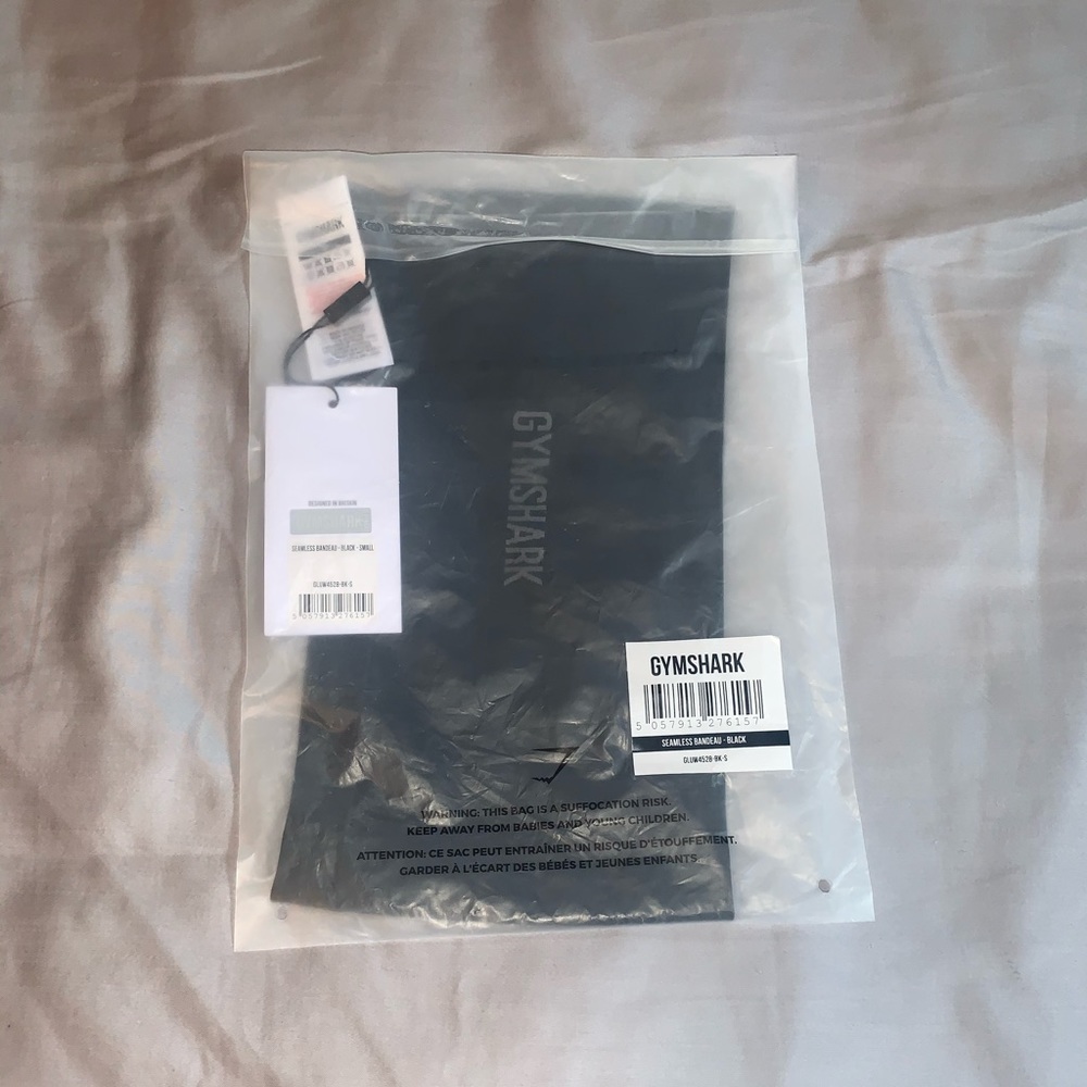 ❌❌SOLD❌❌ Gymshark bandeau !🖤🖤🖤
